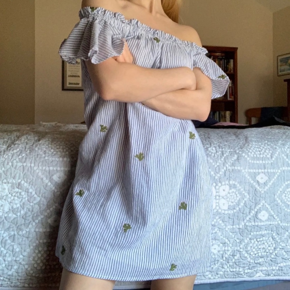 Off the shoulder dress